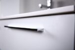Aspe 24" Black Acrylic Bathroom Vanity - Image 3