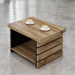 Elise 87″ Wood Office Furniture Set of 4pcs