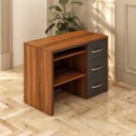 Arya 71" Wood Home Office Furniture Set of 4pcs - Image 5
